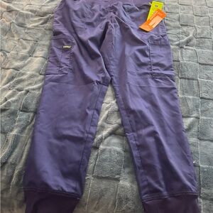 Landau Navy Blue Flex Jogger Scrubs